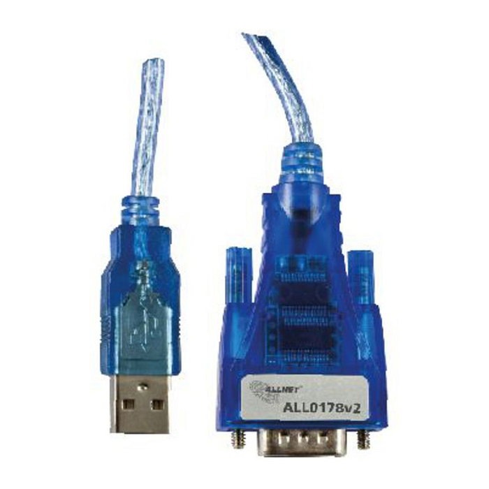 ALLNET ALL0178V2 Cable Serie USB A a RS232 Azul 1,5 m