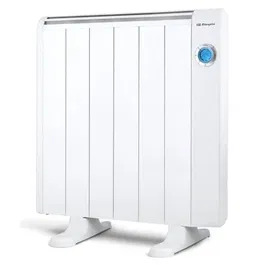 Orbegozo Emisor Térmico RRE 1010 B | 1000W | 6 Elementos | Cuerpo Aluminio | Real Warm Elements