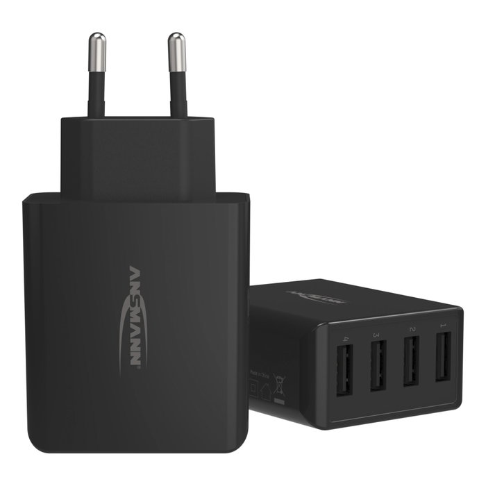 Ansmann Home Charger HC430 4xUSB 3000mA negro Ansmann Home Charger HC430 4xUSB 3000mA negro