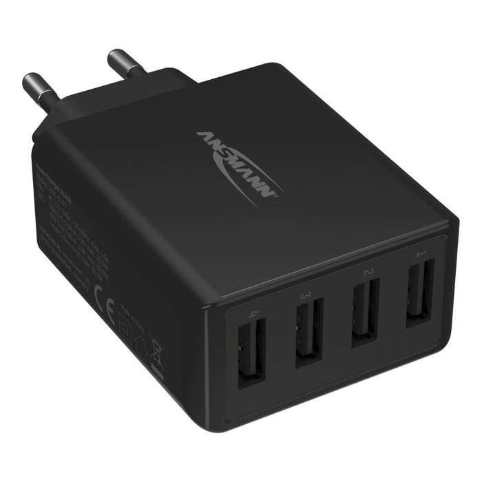 Ansmann Home Charger HC430 4xUSB 3000mA negro Ansmann Home Charger HC430 4xUSB 3000mA negro