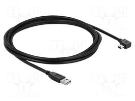 DeLOCK 81652 Cable USB 2.0 Tipo-A a Mini-B de 2 m con conector angular