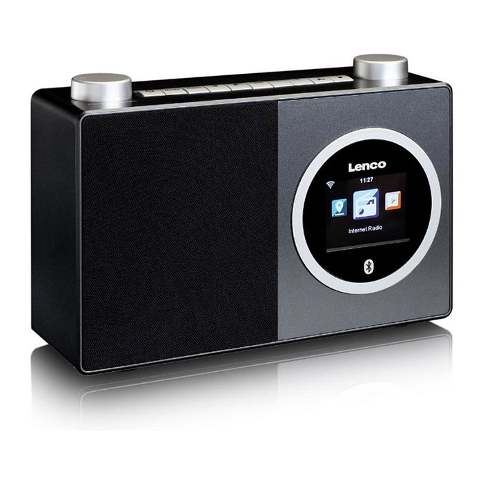 Lenco DIR-70BK Radio Internet DAB+ FM TFT-LCD Bluetooth 5.0 Negro
