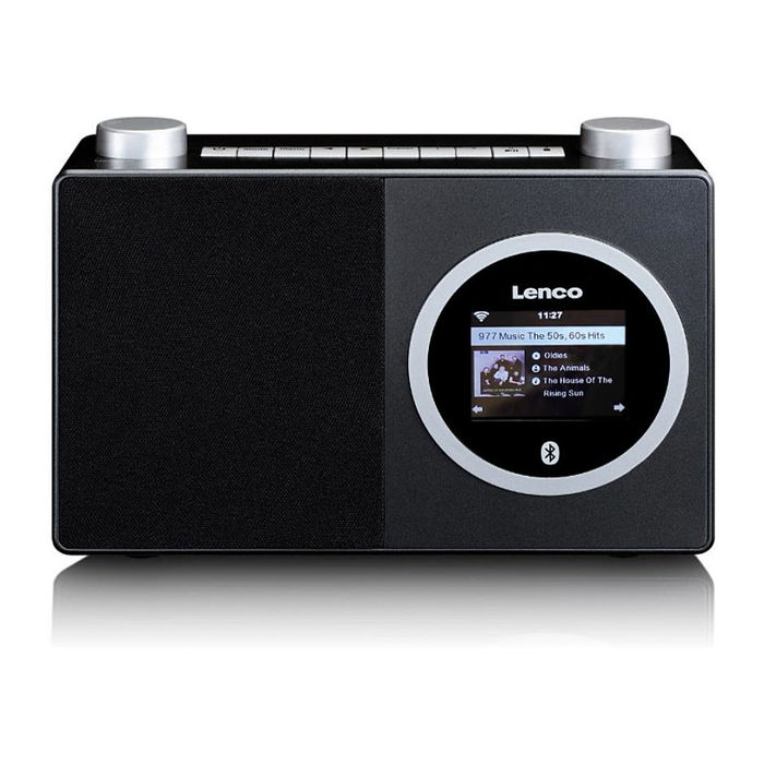 Lenco DIR-70BK Radio Internet DAB+ FM TFT-LCD Bluetooth 5.0 Negro