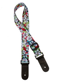 Correa Ukelele Gaucho Flores Azules