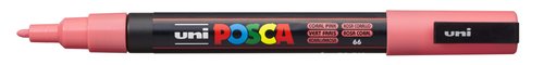 Posca Marcador PC-3M Punta Cónica 0,9-1,3 mm Rosa Coral