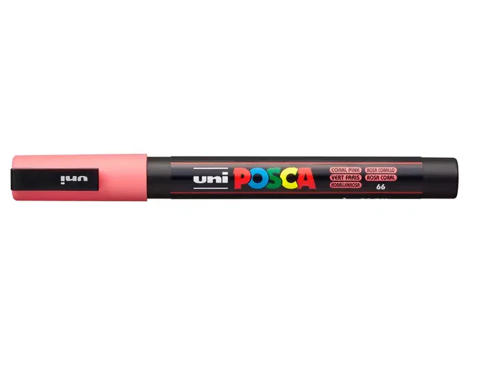 Posca Marcador PC-3M Punta Cónica 0,9-1,3 mm Rosa Coral Posca Marcador PC-3M Punta Cónica 0,9-1,3 mm Rosa Coral