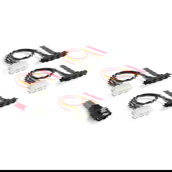 DeLOCK Cable adaptador SAS SFF-8087 a 4x SATA SFF-8482, longitud 1.0m DeLOCK Cable adaptador SAS SFF-8087 a 4x SATA SFF-8482, longitud 1.0m