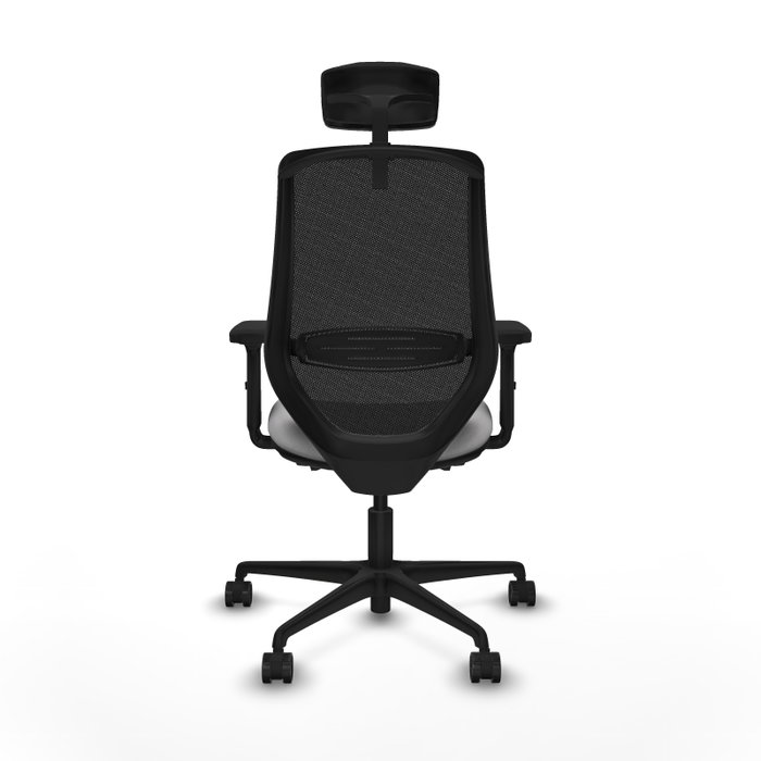 PIQUERAS Y CRESPO Silla de oficina Mardos Gris claro/Negro con mecanismo Sincro/Traslack y Cabecero 2D