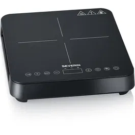 Severin Placa de Cocción Portátil KP9190 - 1 Quemador, 10 Niveles de Potencia, 2000W