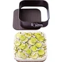 Pyrex 1452080 Molde Desmontable Cuadrado Antiadherente Acero al Carbono 24 cm
