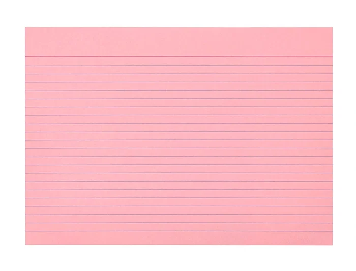 Liderpapel Tarjetas de Estudio Rayadas Cartulina 170gr 160x220mm Paquete de 200 Unidades