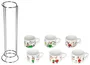 Bialetti Set de 6 Tazas Italia con estructura metálica y diseño Omino