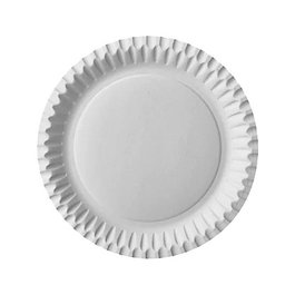 STARPAK Plato de papel 23 cm blanco