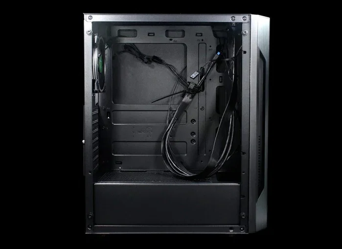 Droxio BAGGER Torre Gaming con Cristal Templado Negro Droxio BAGGER Torre Gaming con Cristal Templado Negro