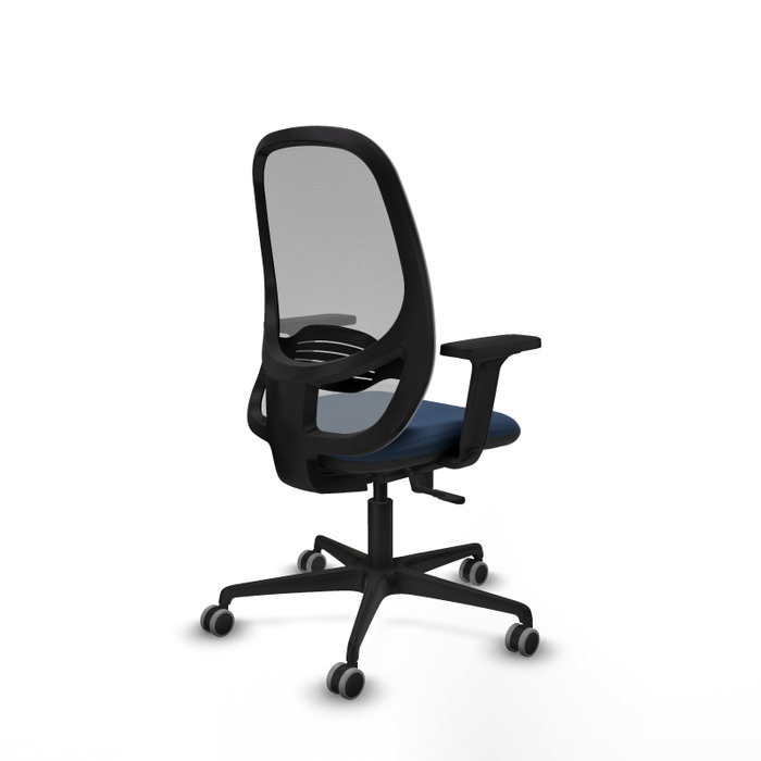 PIQUERAS Y CRESPO Silla de oficina Cilanco Azul marino y Gris