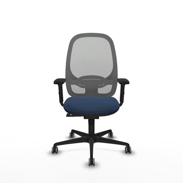 PIQUERAS Y CRESPO Silla de oficina Cilanco Azul marino y Gris