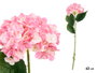 Ibergarden Rama Flores Rosa 62 cm Plástico Decoración (Set de 12)