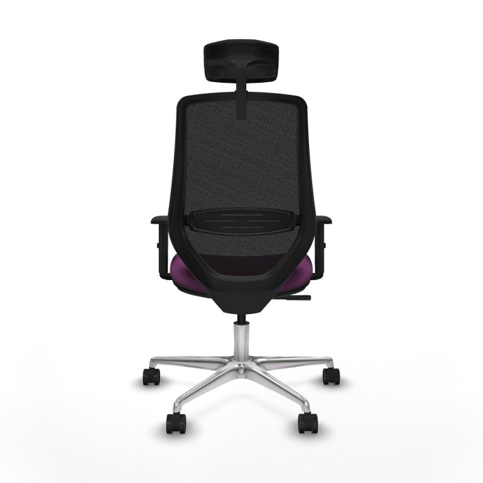 PIQUERAS Y CRESPO Silla de oficina Mardos con mecanismo Sincro, Morado y Negro