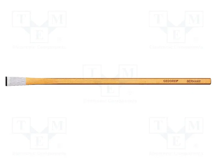 GEDORE Cincel de acero cromo-vanádico de 250 mm con punta de 12 mm GEDORE Cincel de acero cromo-vanádico de 250 mm con punta de 12 mm