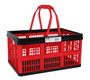 Inde Caja Plegable con Asas 16L Rojo/Negro (10 Unidades)