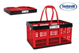 Inde Caja Plegable con Asas 16L Rojo/Negro (10 Unidades)