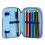 Cerdá Plumier con Accesorios Bluey Doble Azul Claro