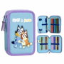 Cerdá Plumier con Accesorios Bluey Doble Azul Claro