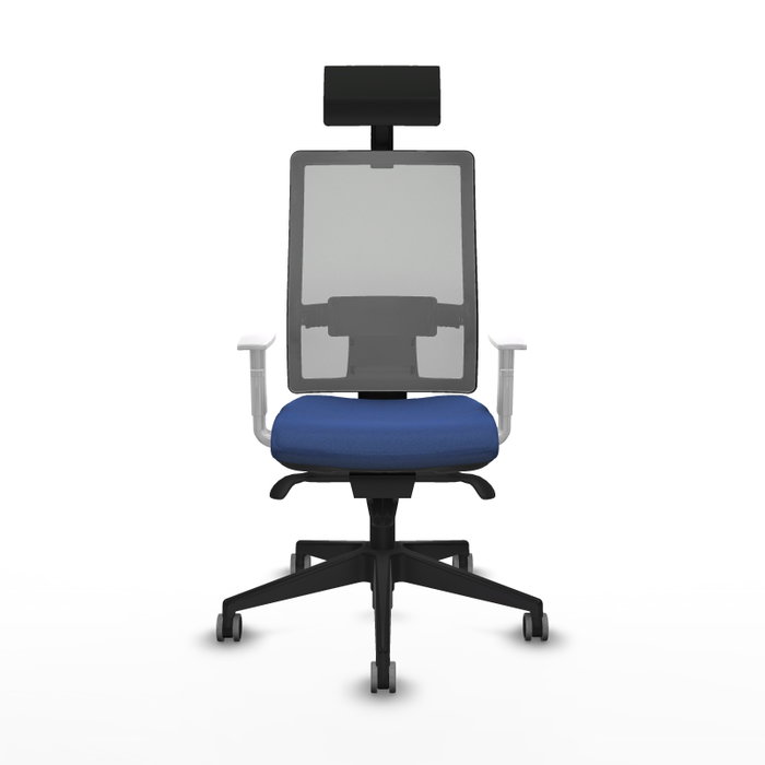 PIQUERAS Y CRESPO Silla de oficina Horna con mecanismo Sincro, Azul marino y Gris PIQUERAS Y CRESPO Silla de oficina Horna con mecanismo Sincro, Azul marino y Gris
