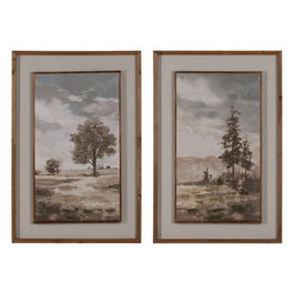 Cuadro Paisaje 2/M Lienzo Decoración 60 X 90 cm (Set de 2)