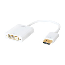 LogiLink Adaptador DisplayPort a DVI CV0058B Blanco