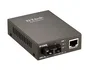 D-Link DMC-F02SC/E Convertidor de Medio Fibra Óptica 100Base-FX a Ethernet 10/100Base-TX, Negro