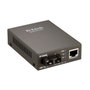 D-Link DMC-F02SC/E Convertidor de Medio Fibra Óptica 100Base-FX a Ethernet 10/100Base-TX, Negro