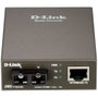 D-Link DMC-F02SC/E Convertidor de Medio Fibra Óptica 100Base-FX a Ethernet 10/100Base-TX, Negro