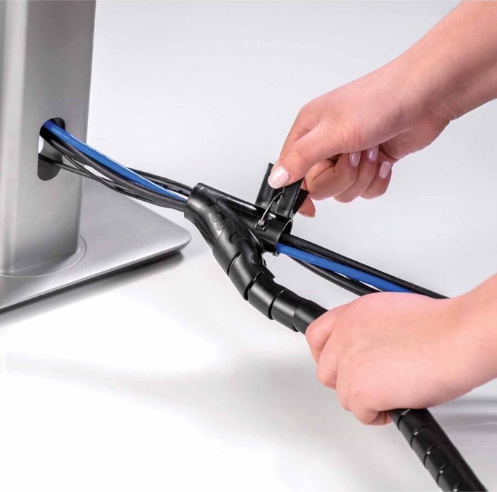 Fellowes CableZip Organizador de Cables Negro 2m