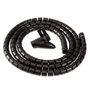 Fellowes CableZip Organizador de Cables Negro 2m