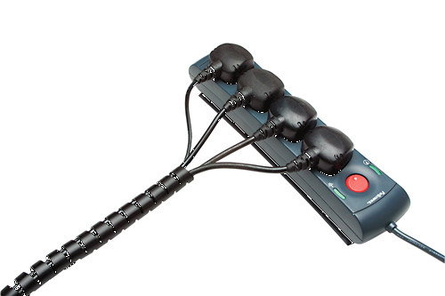 Fellowes CableZip Organizador de Cables Negro 2m