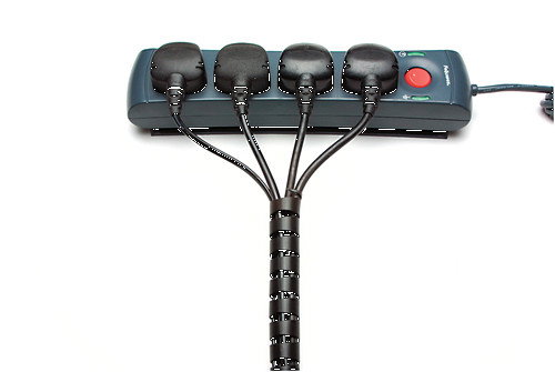 Fellowes CableZip Organizador de Cables Negro 2m