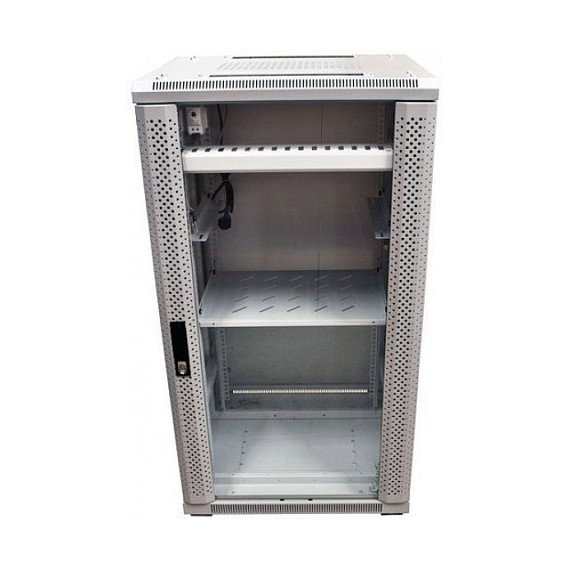 ALLNET ALL-SNB6812BDGRAU Rack Bastidor 19" 22U (12HE) 600mm Ancho, 1100mm Alto, Gris IP20, Capacidad 500 kg
