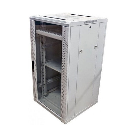 ALLNET ALL-SNB6812BDGRAU Rack Bastidor 19" 22U (12HE) 600mm Ancho, 1100mm Alto, Gris IP20, Capacidad 500 kg