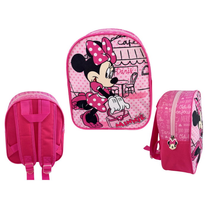 MANENTI Mochila Paris Minnie Disney 26cm Tamaño 26x22x9.5cm