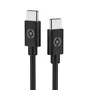 Celly CCMINITYPEC Cargador Coche USB-C PD 20W con Cable USB-C a USB-C Negro, para Smartphone y Tableta