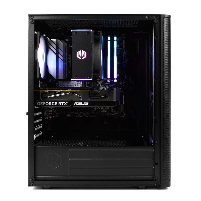 Komputronik Infinity R590 [C35] Ryzen 5 RTX 5060 64GB 12TB Black