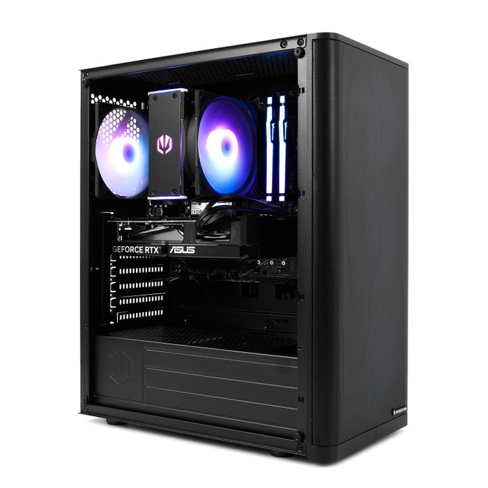 Komputronik Infinity R590 [C35] Ryzen 5 RTX 5060 64GB 12TB Black