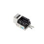 Lanberg KSF6-1090 Módulo Keystone RJ-45 Plano Plata Cat.6 FTP 90°