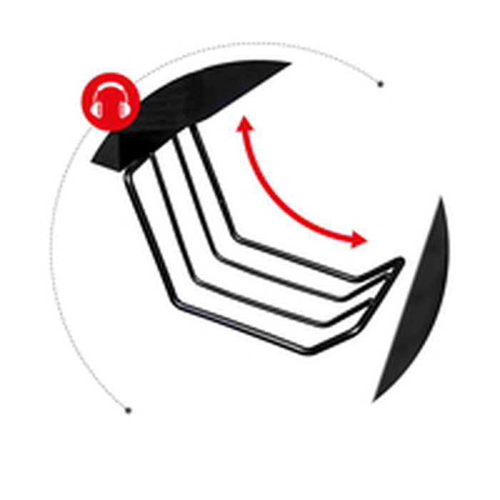 Huzaro mesa gaming hz-hero 2.5 blanco