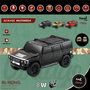SAMI Altavoz Vintage Hummer Rojo Multimedia 8W con Luces LED, Negro - Altavoz Sami Vintage Hummer Rojo Multimedia 8W Luces Negro