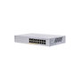 Cisco CBS110 Switch de red no administrado de Capa 2, 16 puertos Gigabit PoE, Gris