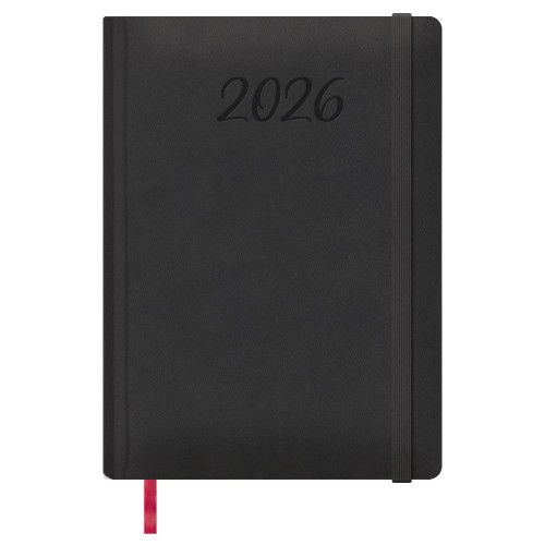 Dohe Agenda 2026 Manaos Semana Vista 12761 - 26 17 x 24 cm Polipiel Negro
