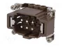 ILME Conector HDC Macho 6+PE Platado