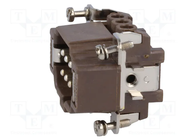 ILME Conector HDC Macho 6+PE Platado